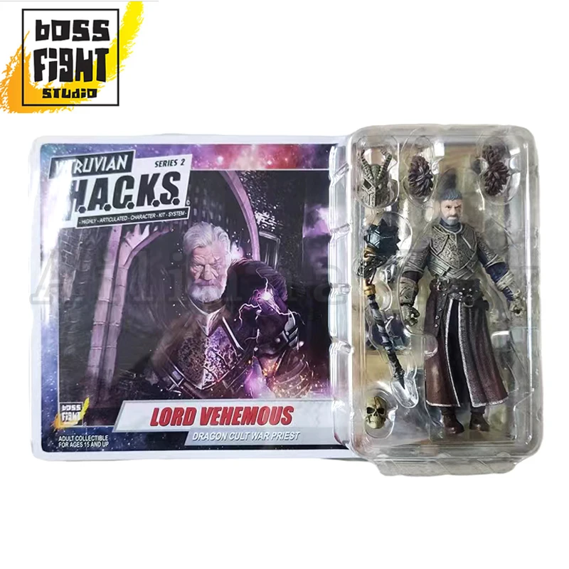 Boss Fight Studio производит готовые подвижные фигурки Vitruve H.A.C.K.S. размером 3,75 дюйма. Фигурка воина-жертвоприношения из серии «Дракон» (art.: 3920da3896cf2) - 3920da3896cf2