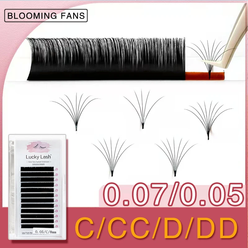 

Easy Fanning Lashes Russion Volume Mega Eyelashes Extension Auto Flowering Rapid Blooming Fans lashes Fast Delivery