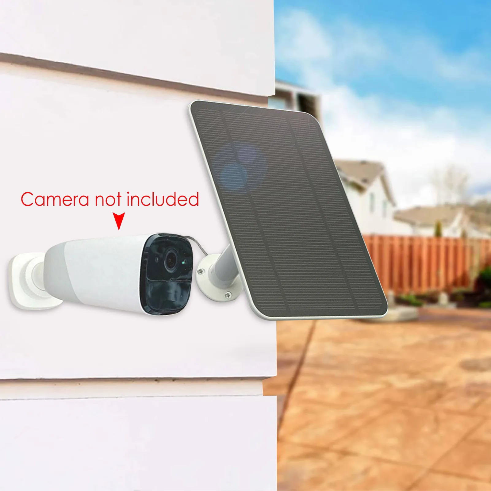 Солнечная панель для камеры безопасности 5 В 4 Вт Micro USB |