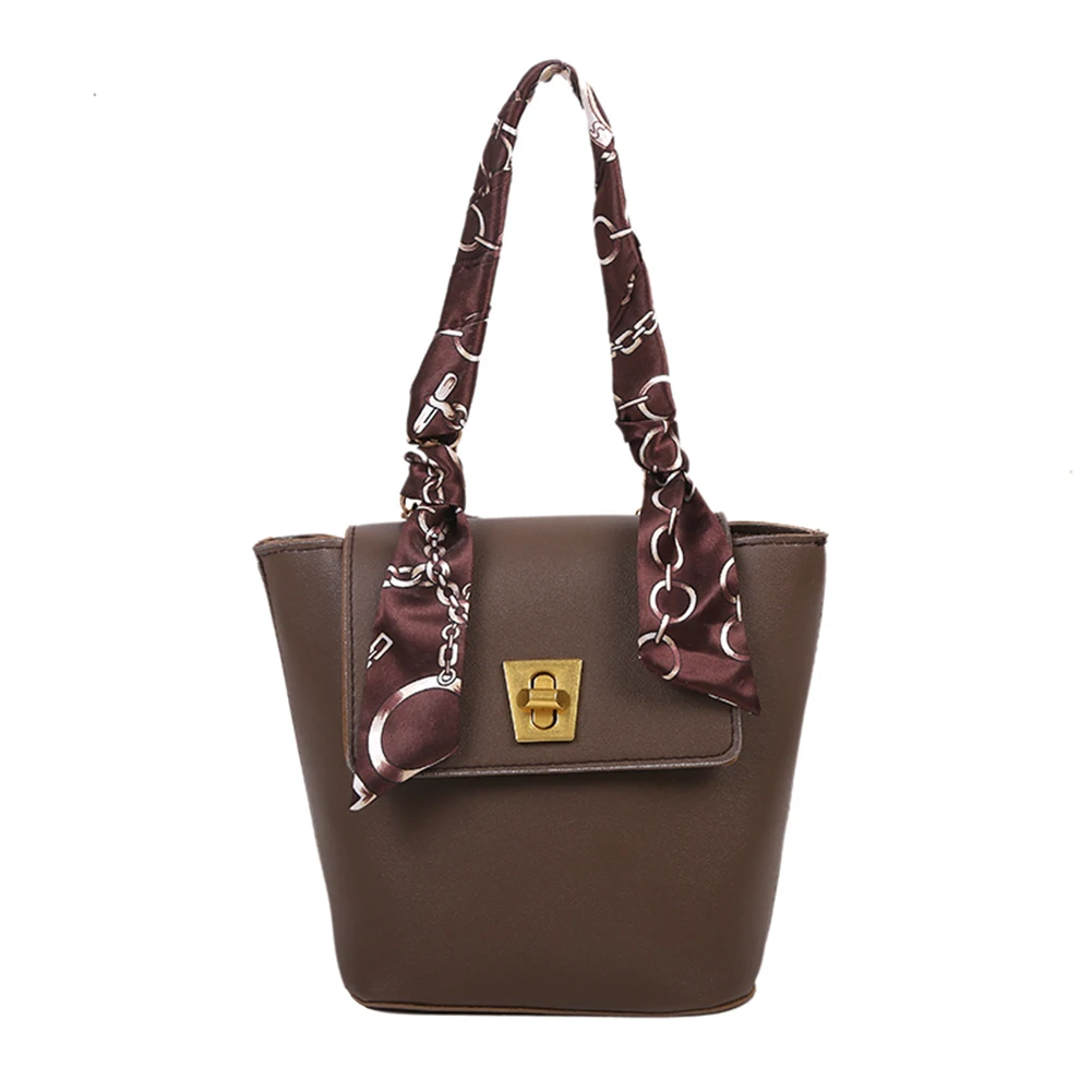 

Popular Simple Female Daily Bag Youth Ladies Simple Versatile Bag Female Desinger Solid Color Bucket Crossbody Bag