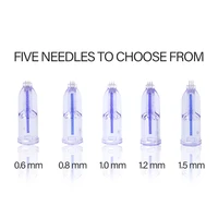 nanosoft microneedles 3 pin sterile hypodermic needle mesotherapy 34g 1 2mm painless needles for anti skin aging