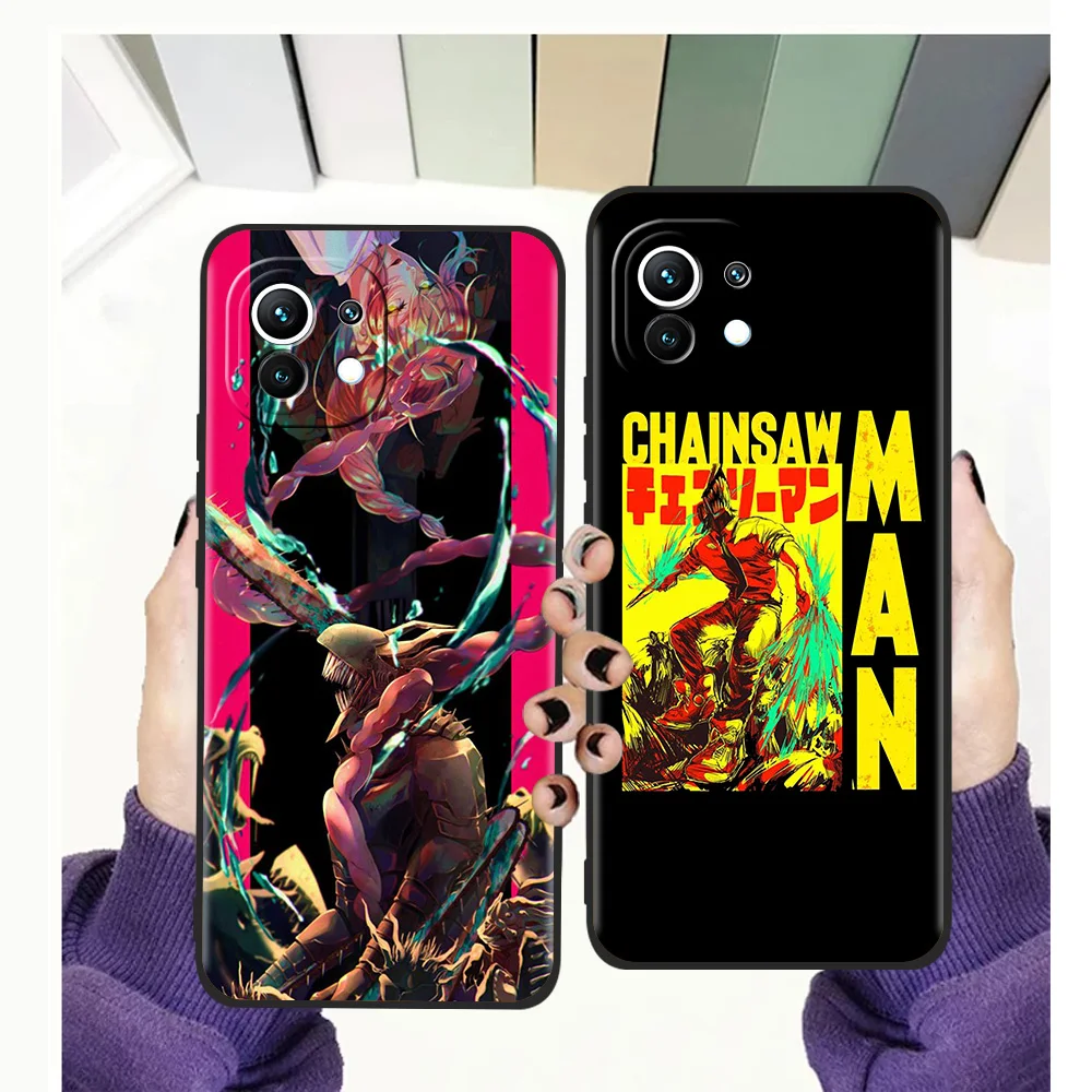 

Chainsaw Man Phone Case For Xiaomi Poco X3 X4 NFC F3 M3 GT 11 Ultra 11X 11i Pro Plus 9T Note 10 10T Lite 5G Soft Cover Funda TPU