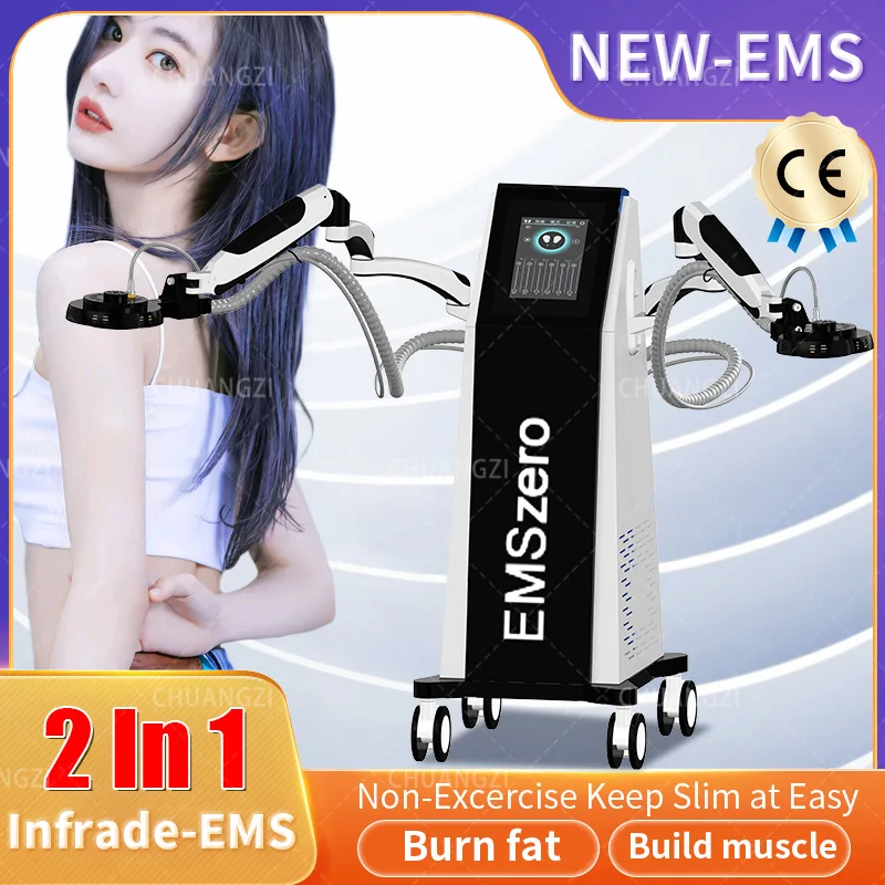 

14 Tesla RF EMS Infrared Ray Body Sculpting Machine 2 Handle Emszero Neo Muscle Stimulator Electromagnetic Slimming Equipment