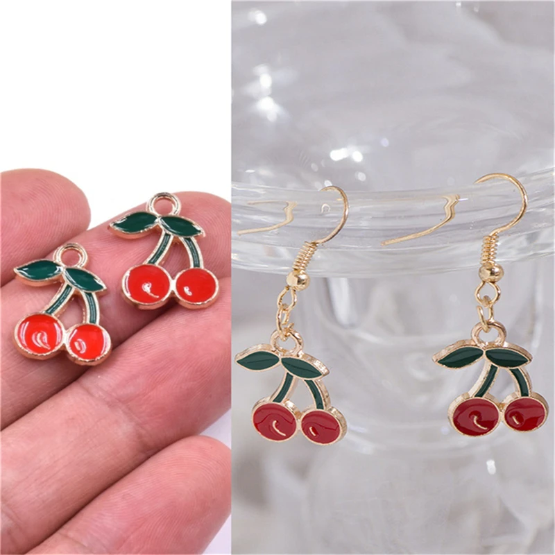 

30 звёзд, разноцветные аксессуары для ювелирных изделий «сделай сам», серия фруктов, капельные серьги, подвеска, креативный милый браслет, ож...