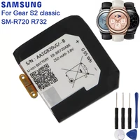 original replacement battery for samsung gear s2 classic sm r720 r732 r720 eb br720abe genuine battery 250mah