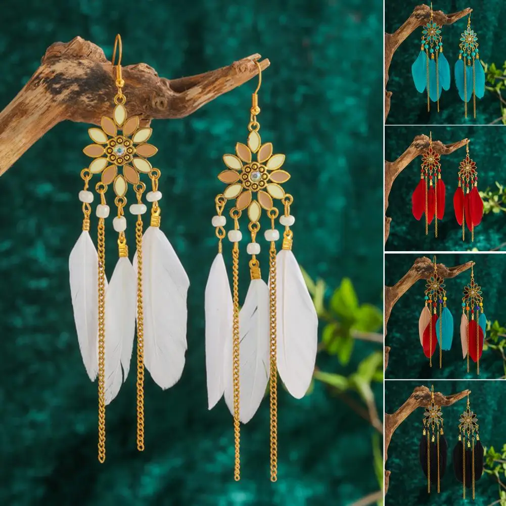

Popular Women Drop Earrings Creative Lightweight Temperament Long Lasting Hook Earrings Women Earrings Drop Earrings 1 Pair