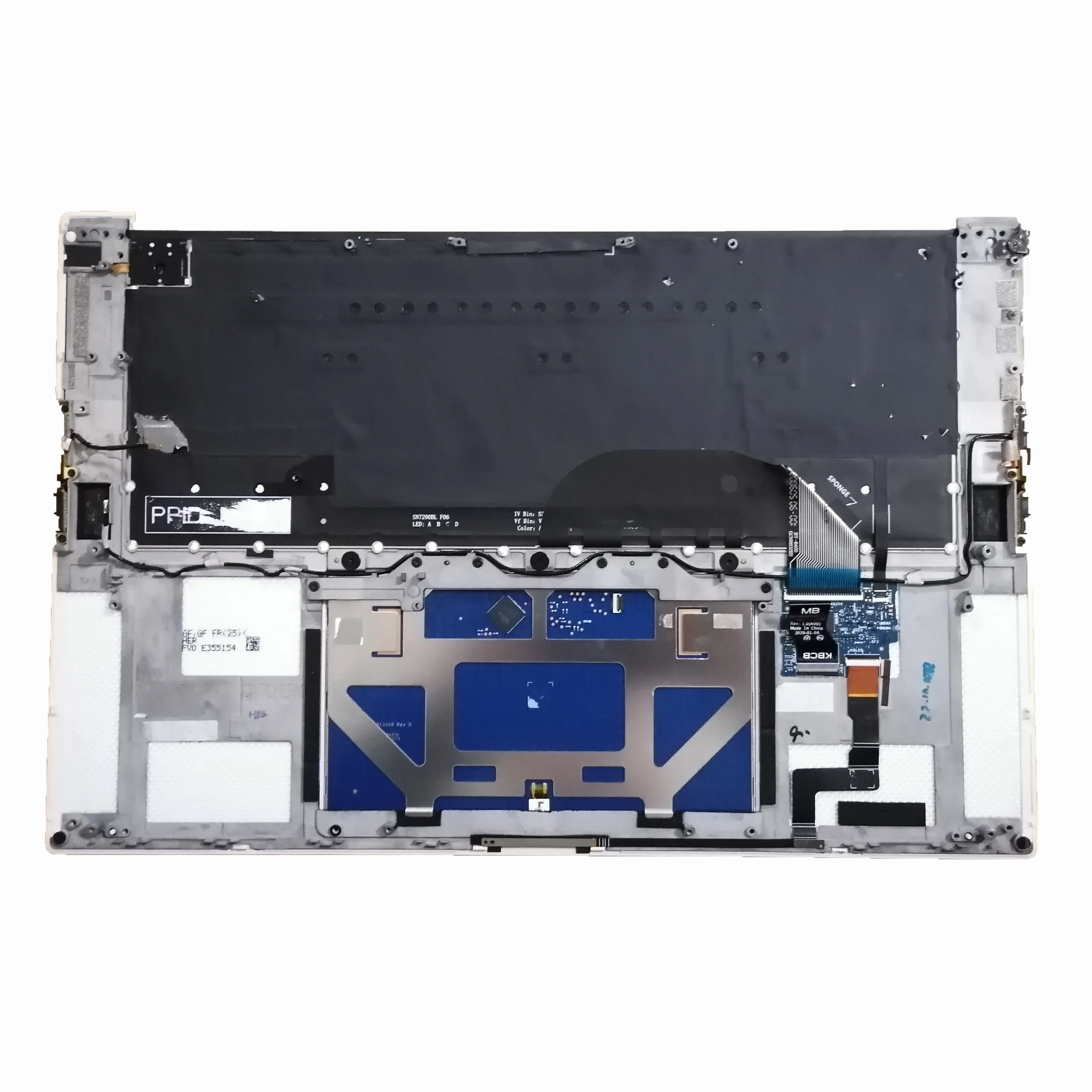 Оригинальный подставка для ноутбука с клавиатурой подсветкой и деталями Dell XPS 15