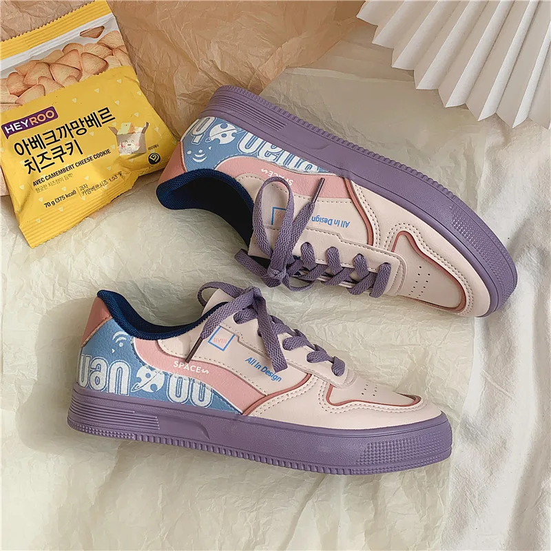 High Quality New Fashion Sneakers Women Shoes Four Seasons Skateboard Shoes Woman Flats Classics Ladies Vulcanize Shoes Loafers