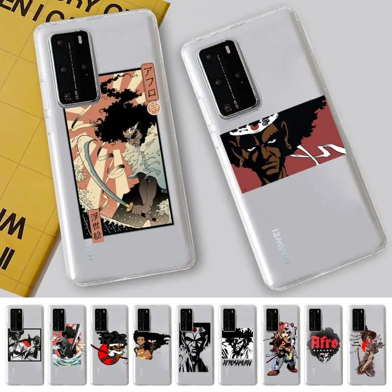 

Yinuoda Anime Afro Samurai Phone Case For Huawei P 20 30 40 pro lite Psmart2019 Honor 8 10 20 Y5 6 2019 Nova3E