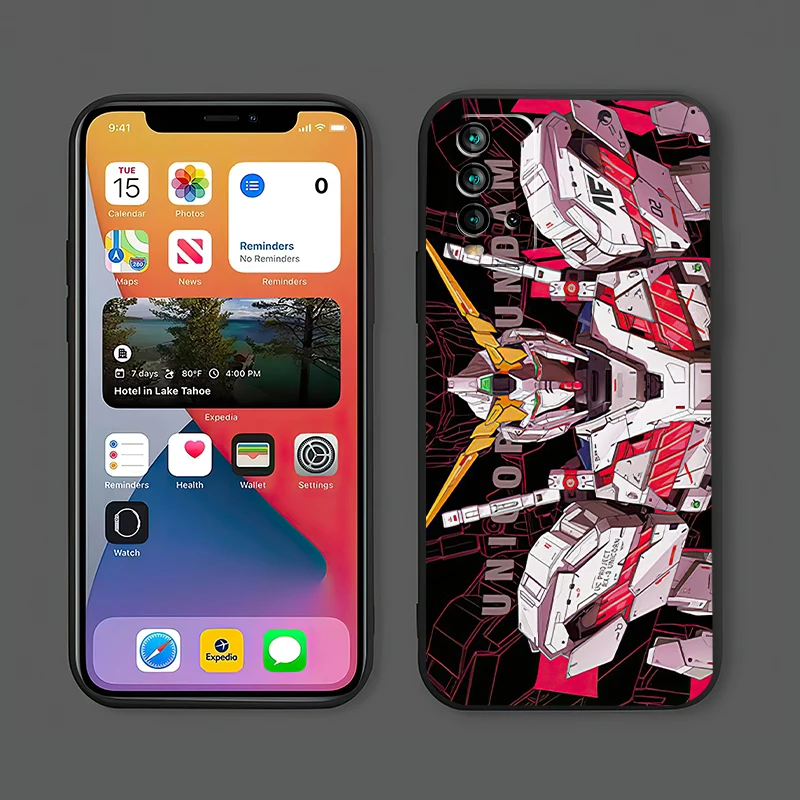 

Japan Anime Gundam Phone Case For Xiaomi Redmi 9 9i 9T 9AT 9A 9C Note 9 Pro MAX 5G 9T 9S 10S 10 Pro MAX 10T 5G Original Unisex