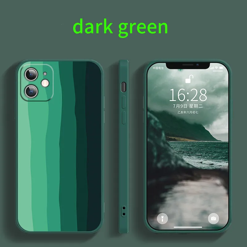 

NOHON Line decoration Liquid Silicone Casing For HUAWEI P50 PRO P40 PLUS P30 lite P20 P10 Straight Edge Fashion Frosted Case