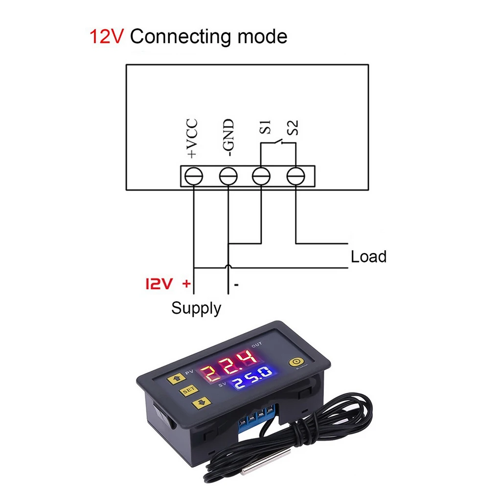 

Циклический таймер, мини-термостат с переключателем, компактный размер, Бытовые аксессуары, регулятор нагрева с задержкой, Профессиональная точность