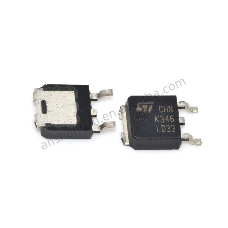 10 шт., интегральные схемы LD1117DT33 LD1117 IC TO-252, новинка, оригинал