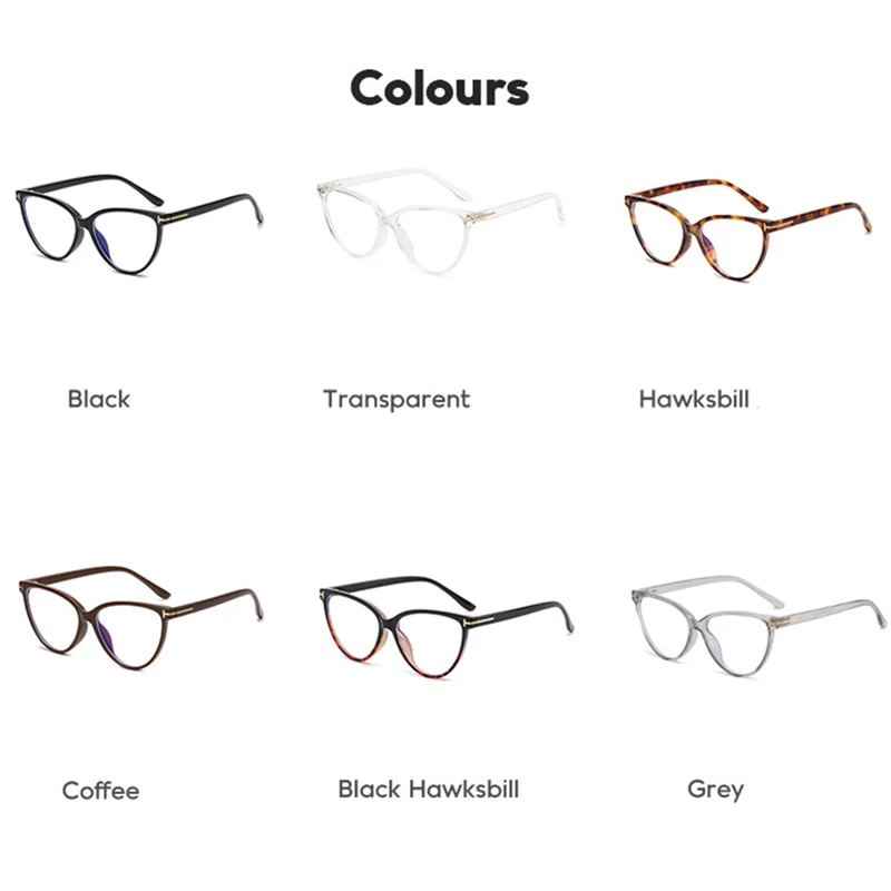 Женские винтажные очки кошачий глаз