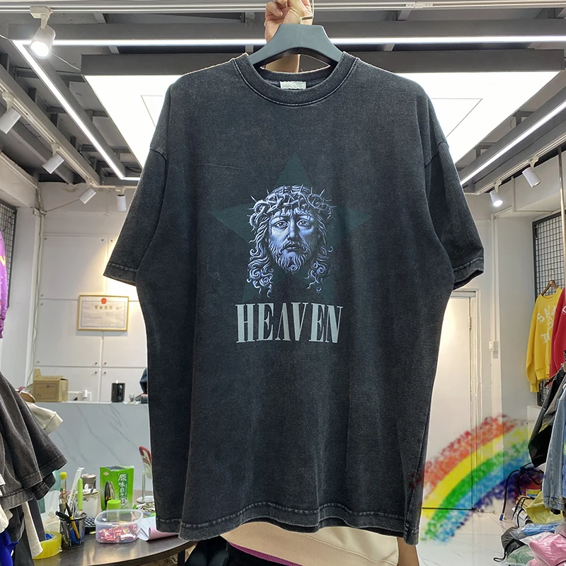 

Nice Washed Heavy Fabric T Shirt Men Women Best Quality Vintage Tee Oversize Tops Short Sleeve
