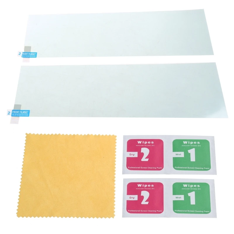 

29.5cmx 9cm Universal Car Rearview Mirror Film Blu-ray Film Anti-glare Film