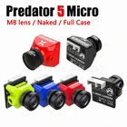 Камера Foxeer Predator Micro V5, 16:94:3, PALNTSC, переключаемая, M8, объектив 1,7 мм, задержка 4 мс, камера Super WDR FPV для FPV радиоуправляемого дрона