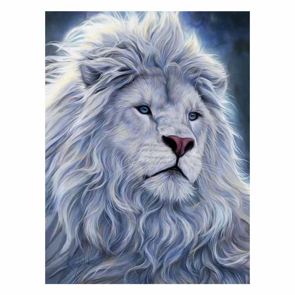 

KamyYi 5D lion diamond painting full square embroidery cross stitch diamond inlaid diamond animal decoration home