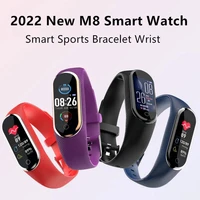 m8 smartwatch smart wristband sportwatch bluetooth pedometer heart rate blood oxygen smartwatch for xiaomi official store 2022