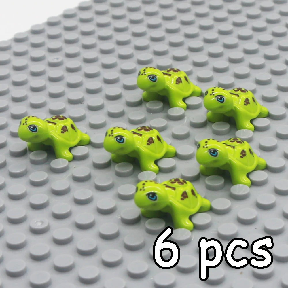 Креативные строительные блоки с животными MOC животные зоопарк котик собака рыба