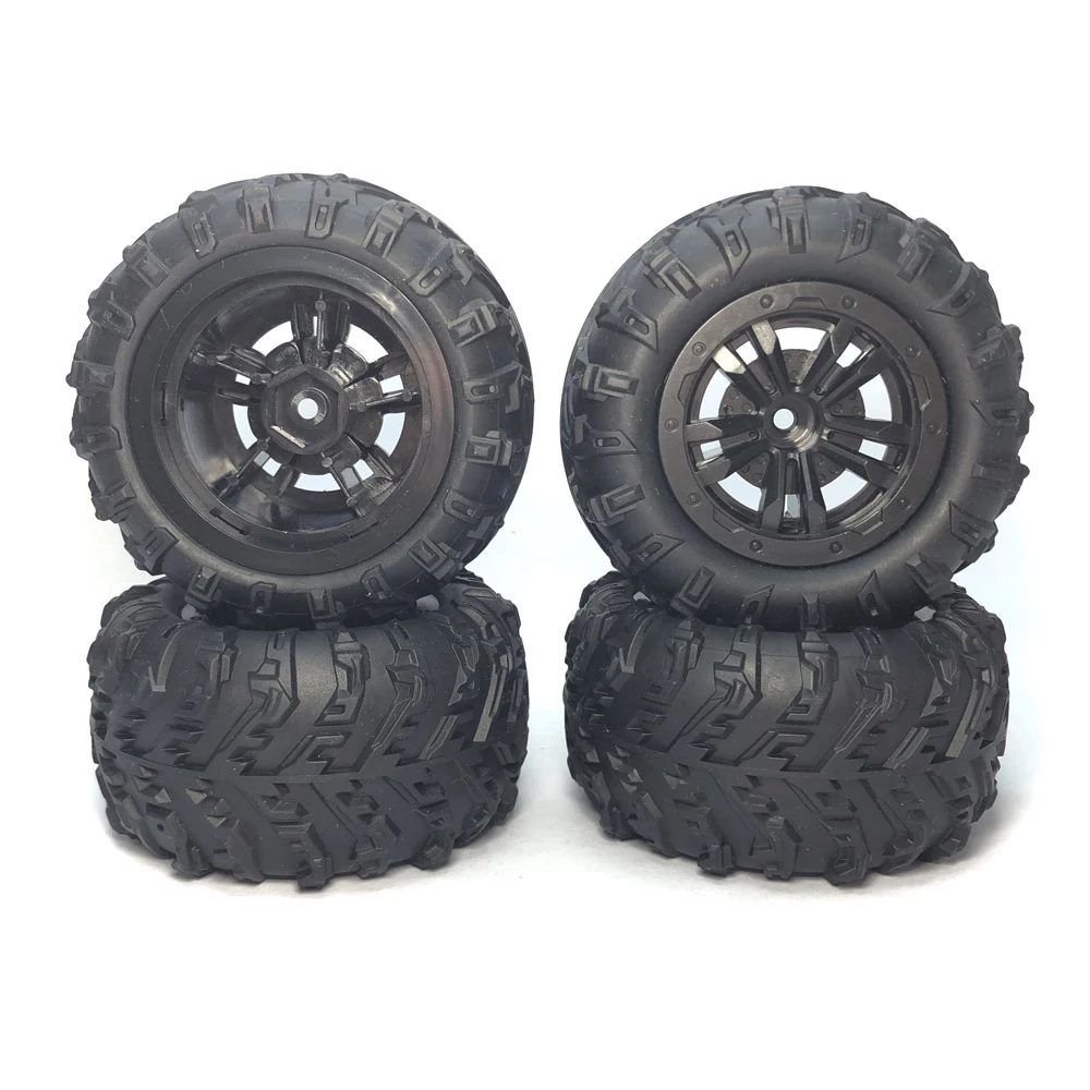 

4Pcs Large Tire Widening Tyre Wheel for WLtoys 144001 124016 124018 124019 12428 HBX 16889 16890 RC Car Upgrade Parts