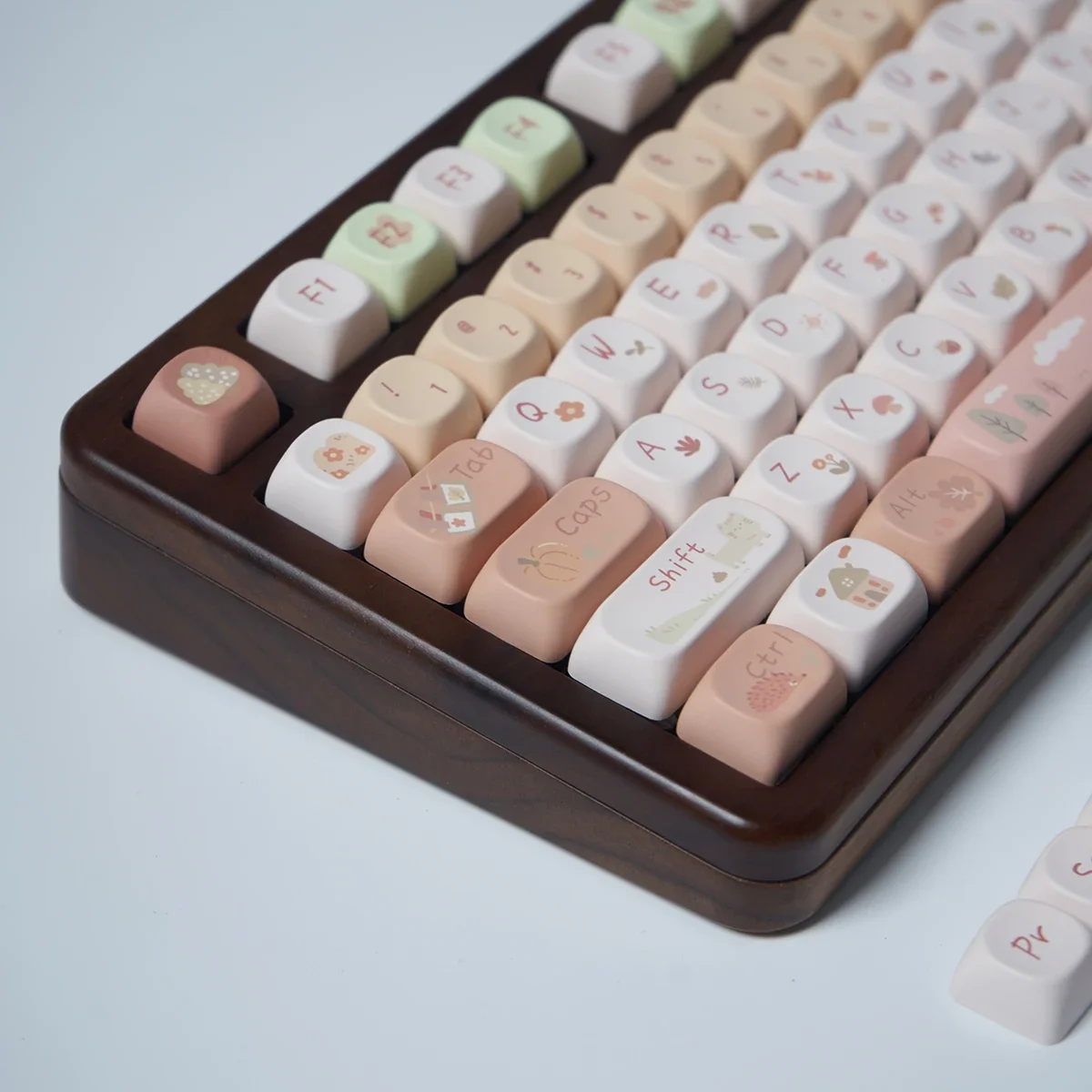 Механическая клавиатура MOA с лесной кабиной 142 клавиши PBT горячая сублимация