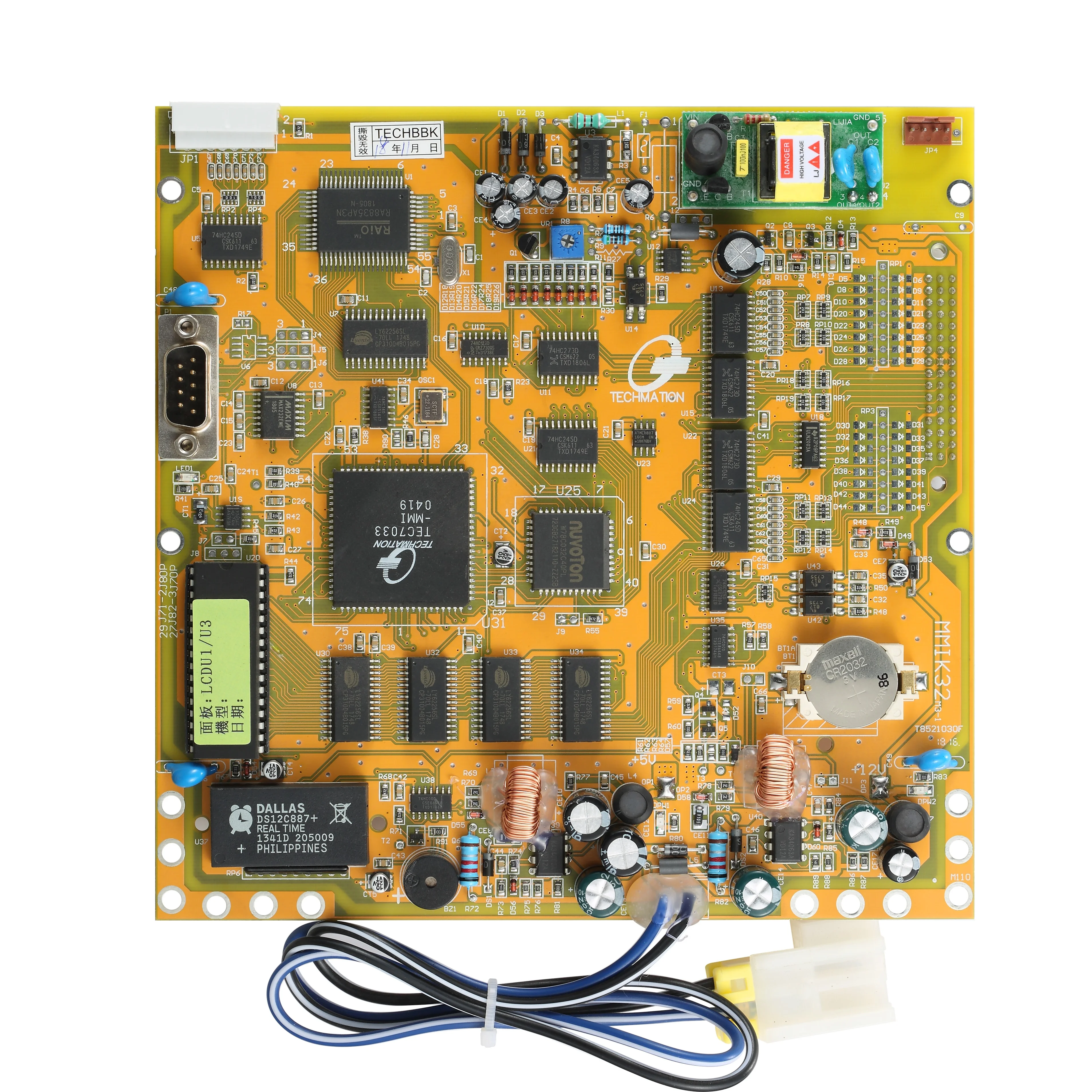 

Hot sales : Techmation MMIJ32M2-1 mother board , display card of A62 A63 control system for injection molding machine