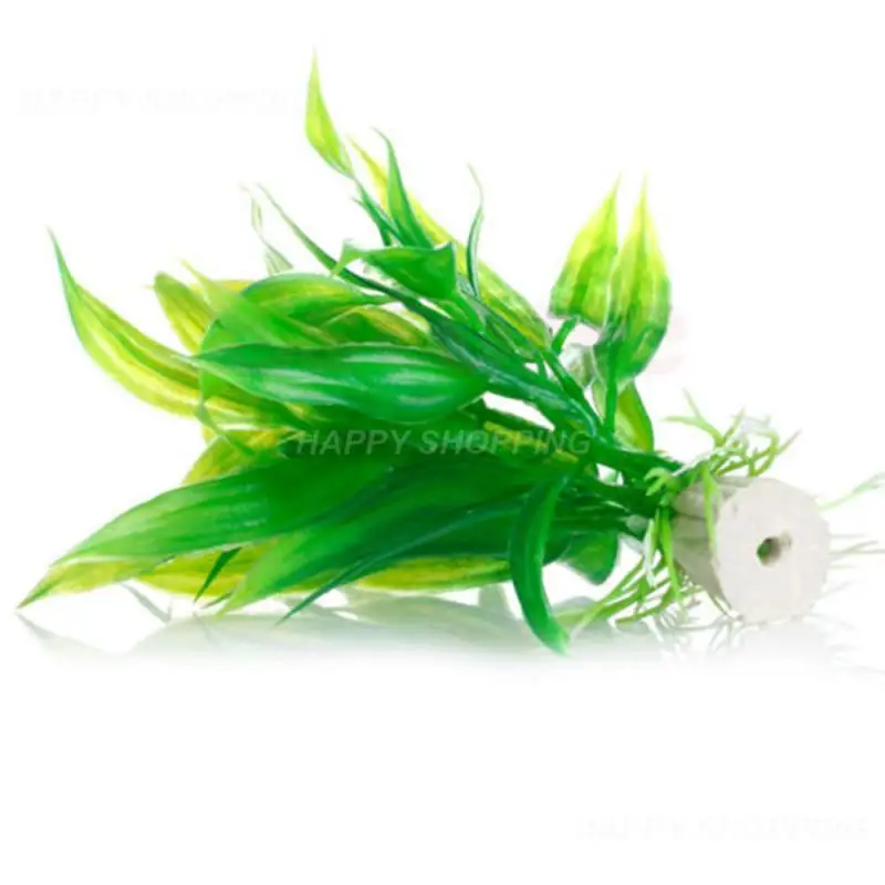

Green Artificial Plastic Water Grass Plant Ornament Fish Tank Aquarium Decor