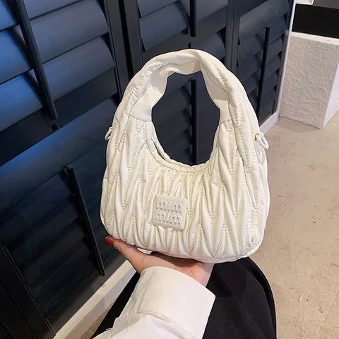 Женская сумка, стеганые сумки для женщин, модная женская сумка на плечо, изысканная маленькая сумка через плечо, Хобо топового бренда для женщин 2023