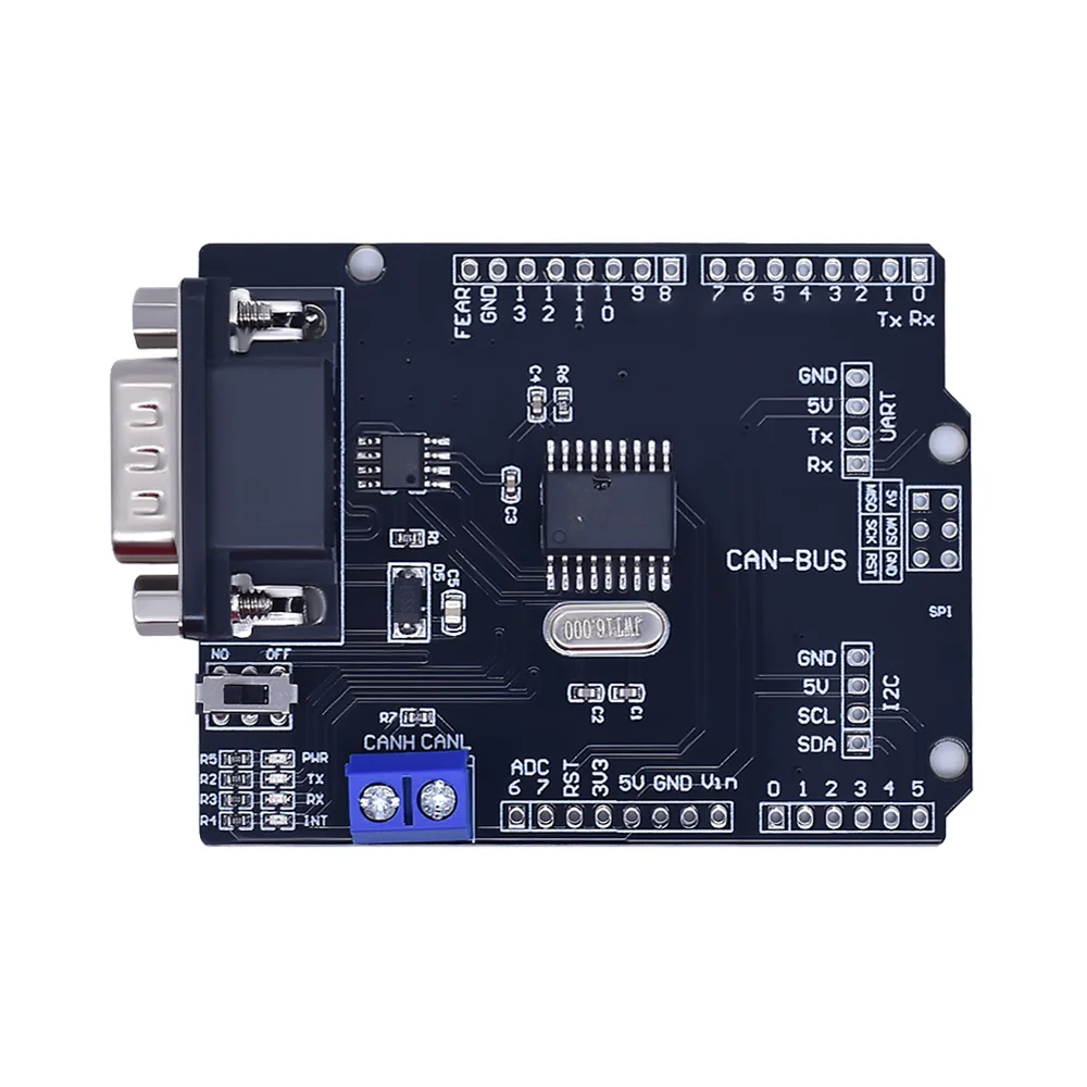 Плата контроллера CAN BUS Shield высокая скорость связи модуль V2.0B MCP2515 EF02037 для Arduino