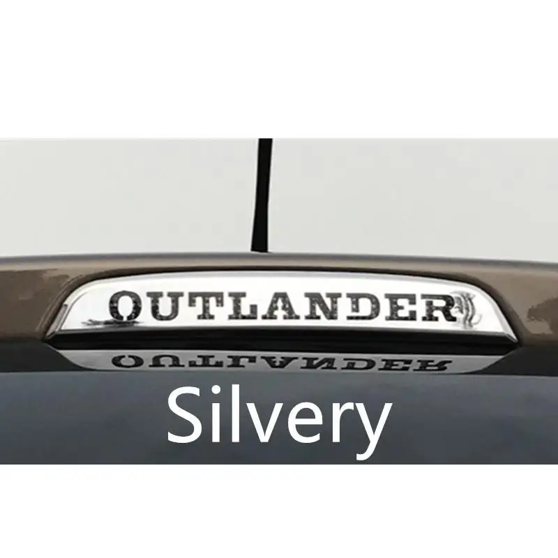 

Автомобильные аксессуары для Mitsubishi Outlander 2013-14-15-16-17-18-19-20-2021 автомобильный багажник, задняя дверь, высокий задний стоп-сигнал, декоративная наклейка