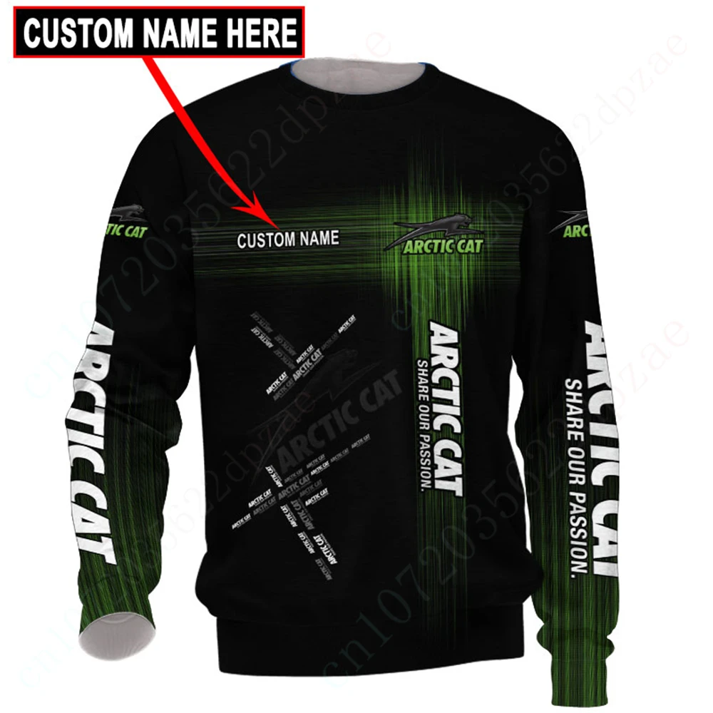 

Arctic Cat T-shirts Luxury O Neck Long Sleeve Anime T Shirt For Men's Clothing Casual Unisex Sweatshirt Essentials Streetwear