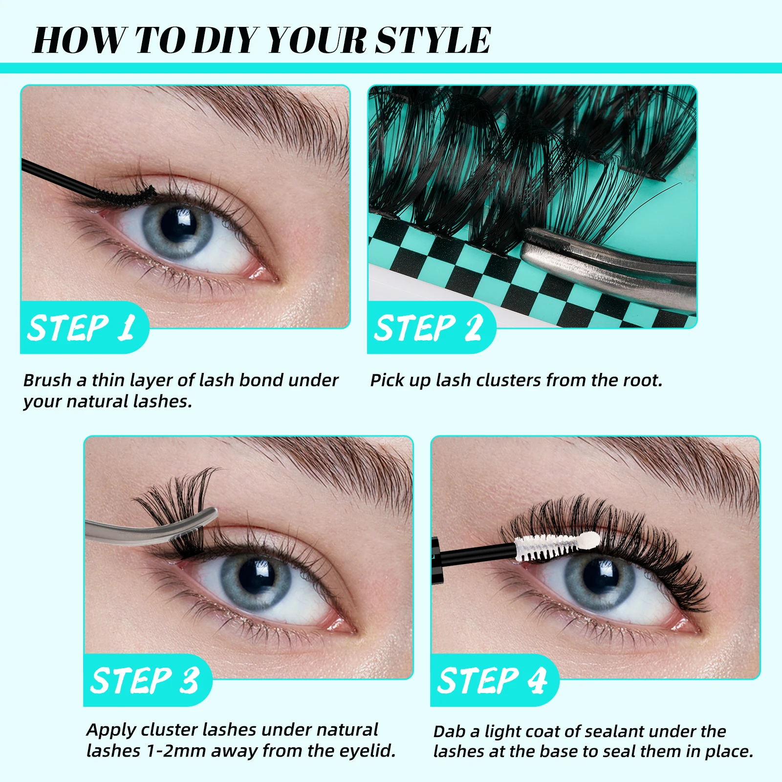 Набор для наращивания ресниц Amzgirl