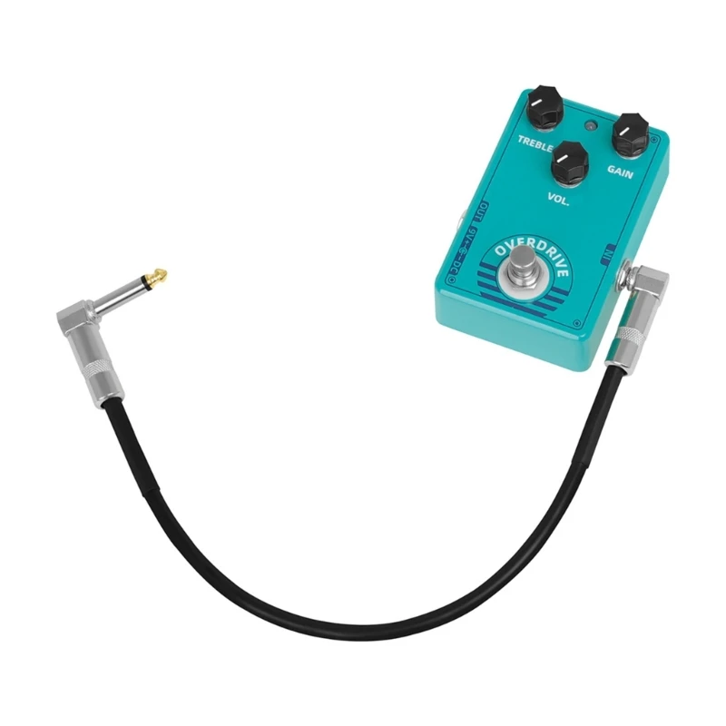 

15cm/30cm/50cm Guitar Effects Pedal Cable Flat Patch Connector 6.35mm Plug