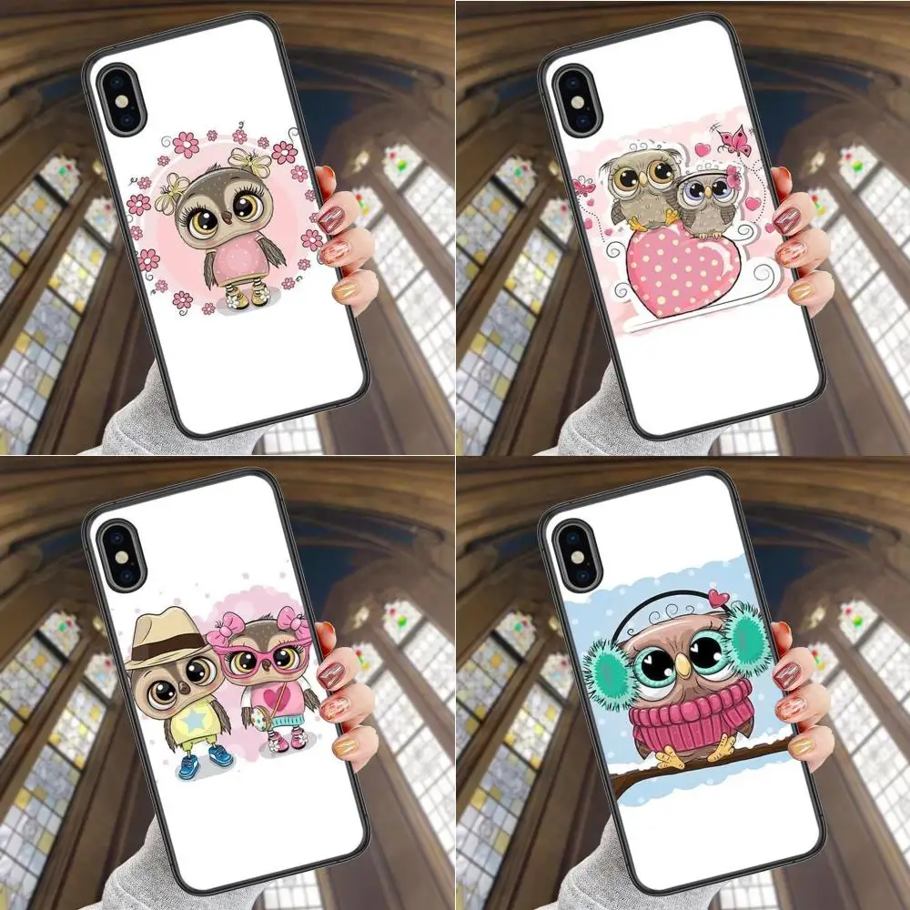 

For Galaxy J1 J2 J3 J4 J5 J6 J7 2017 2018 Ace Duo Max mini Nxt Plus Pro Prime Accessories Phone Shell Cute Owl Hearts Best