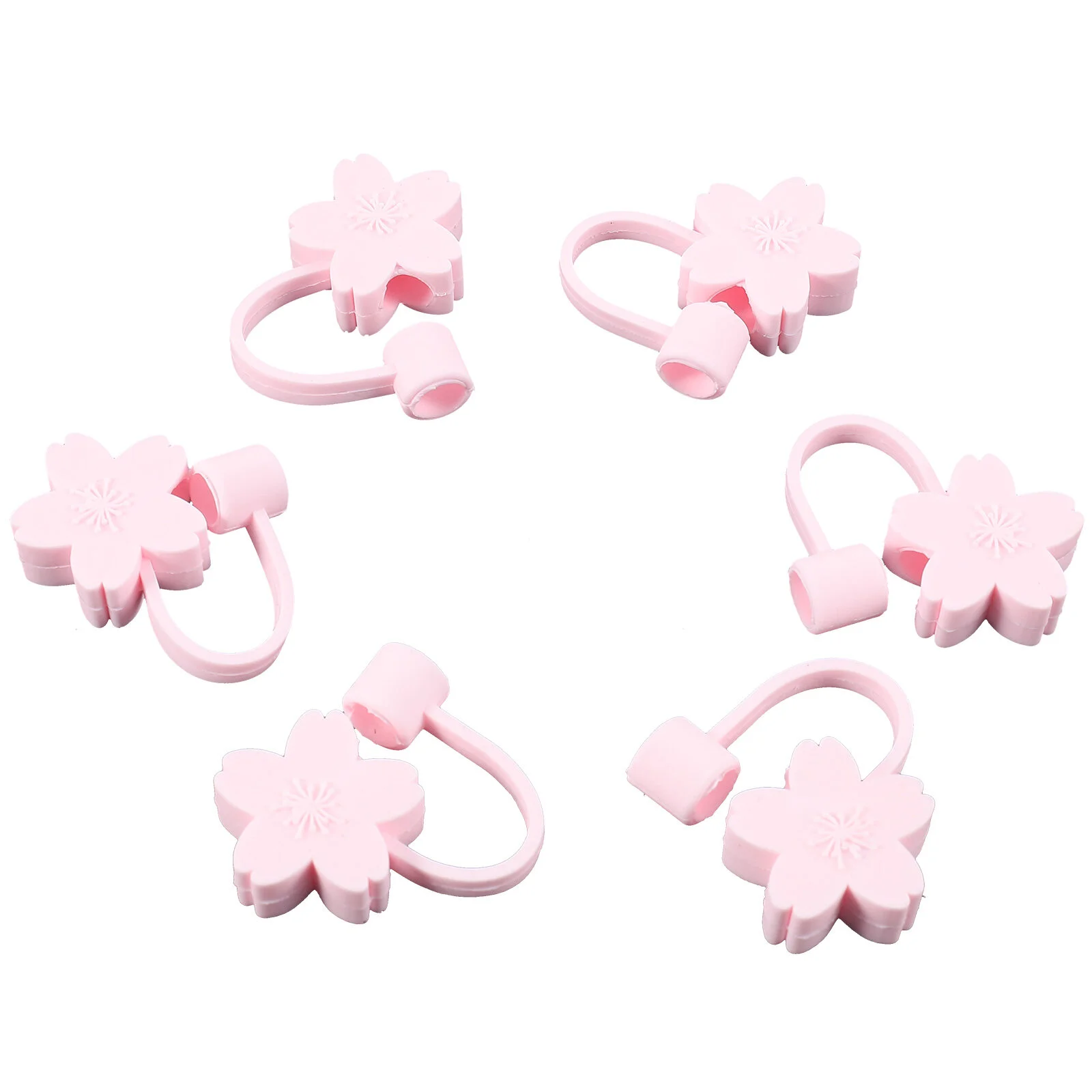 

6Pcs Cute Straw Tips Cover Drinking Straw Tips Lids Straw Protectors Straw Caps