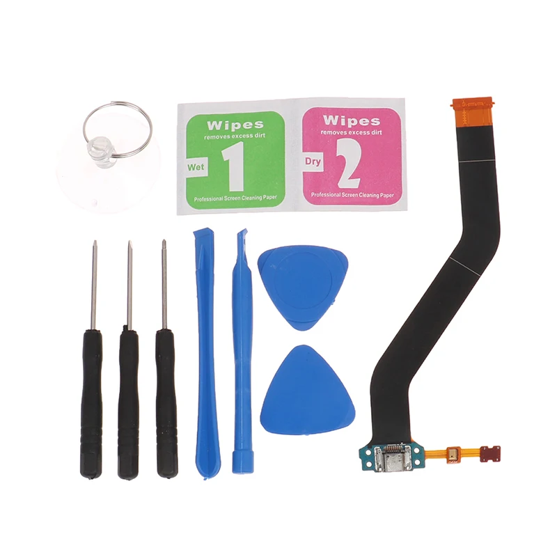 

Tail Wire USB Port Charging Connector Plug Dock Socket Jack Flex Cab for Tab 4