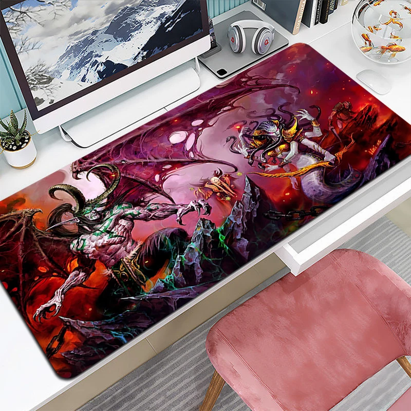 

Игровой коврик для мышки с аниме World of Warcraft, аксессуары для ПК, игровые коврики, Настольный коврик, коврик для мыши, игровой коврик для мыши, р...