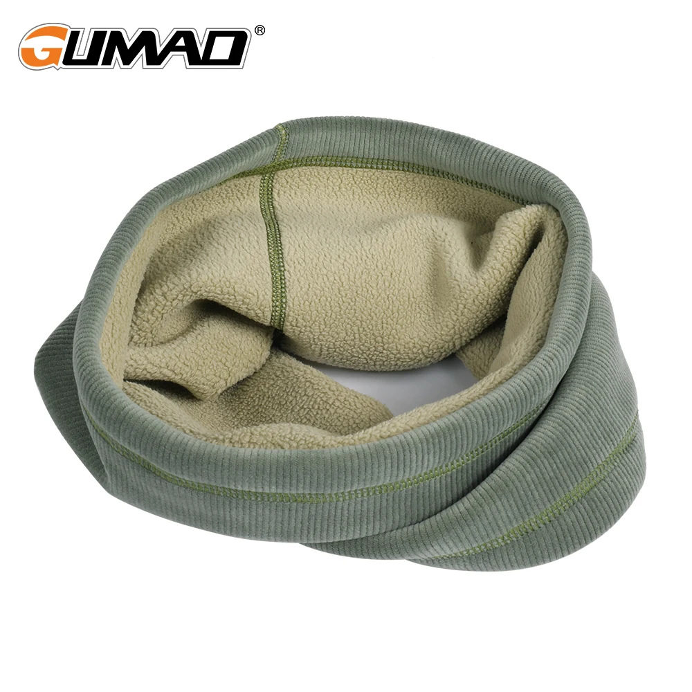 Зимний флисовый шейный обогреватель гетры трубчатый шарф катание на коньках бег