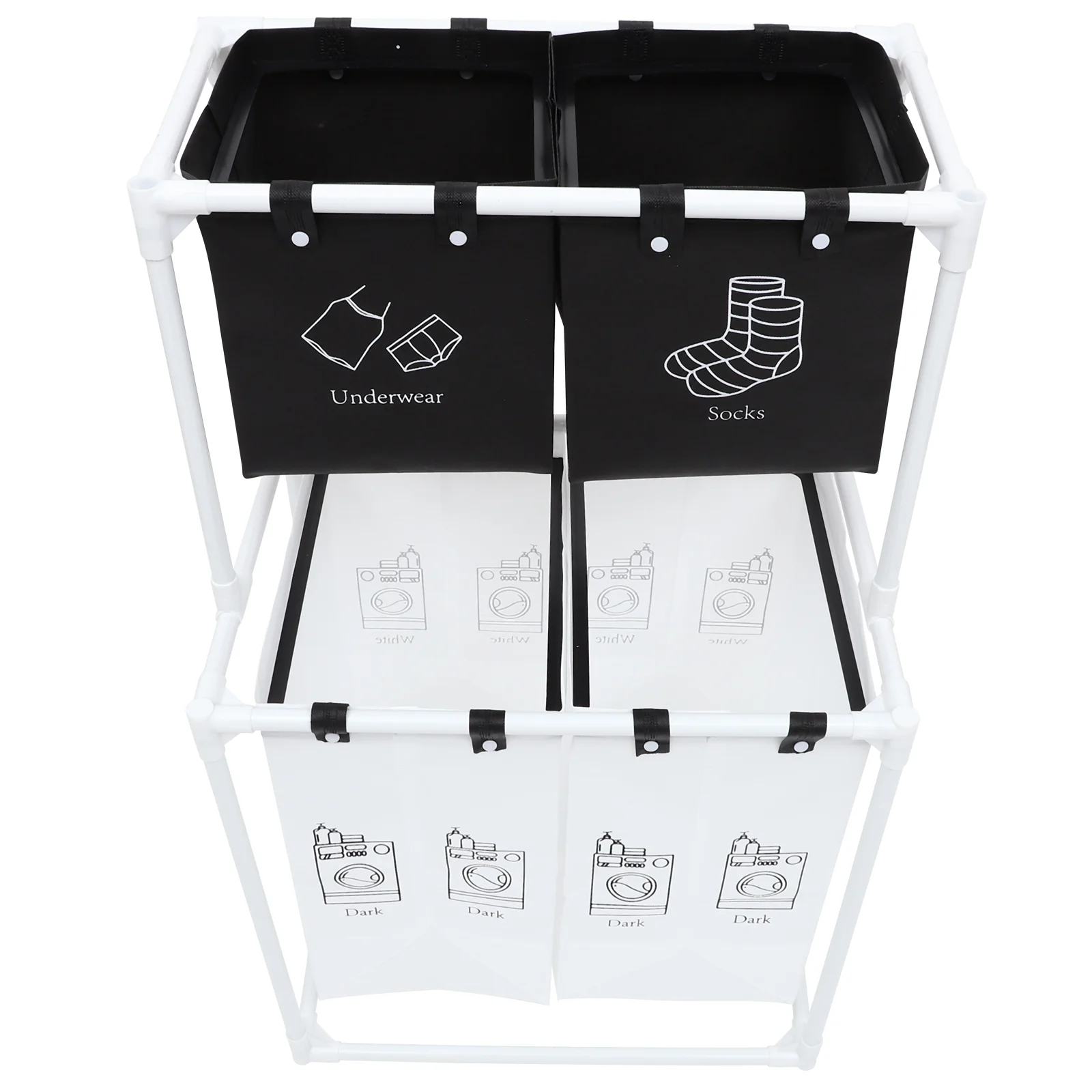 

Laundry Basket With Stand Multi-functional Clothes Hamper Removable Laundry Storage Basket