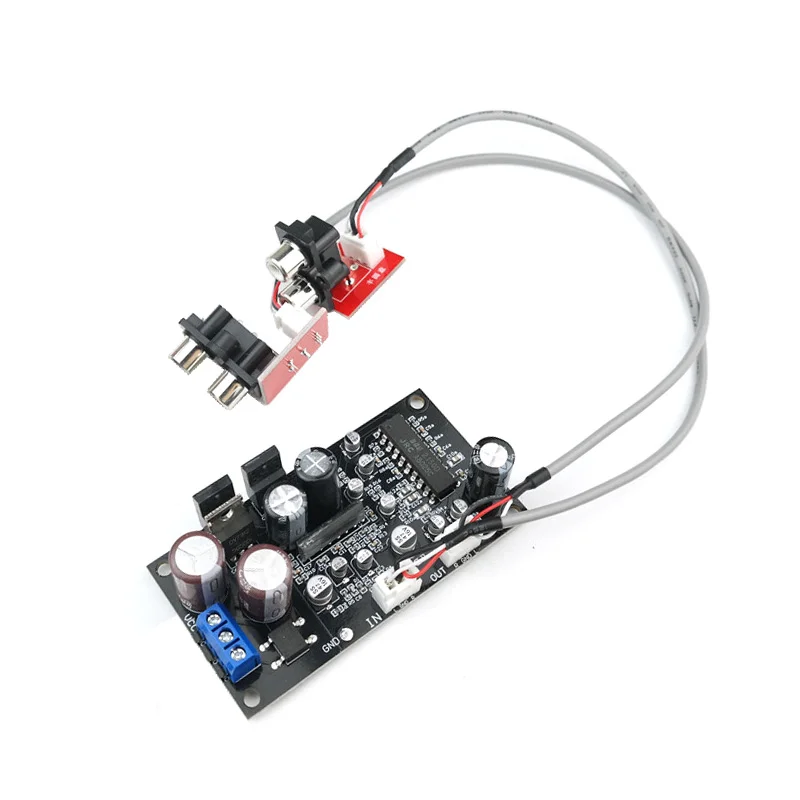 UNISIAN Phono Preamp MM MC Виниловый проигрыватель пластинок Плата предусилителя JRC2150 BBE для фонокорректоровтелефонических (art.: 3920cebd33e7d) - 3920cebd33e7d