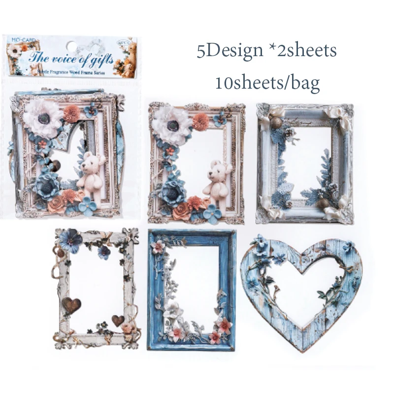 

Mr Paper картонные наклейки для коллажа