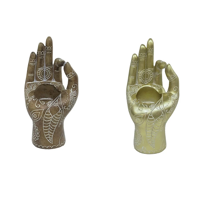 

Орнамент для дома, офиса, гостиной, йоги, фигурки, подсвечник, медитация, Декор, полимерные коллекционные предметы, подарок Будда, йога