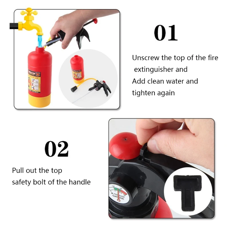 

85WA Extinguisher Shape Water Children Summer Beach Sand Swimming Pool
