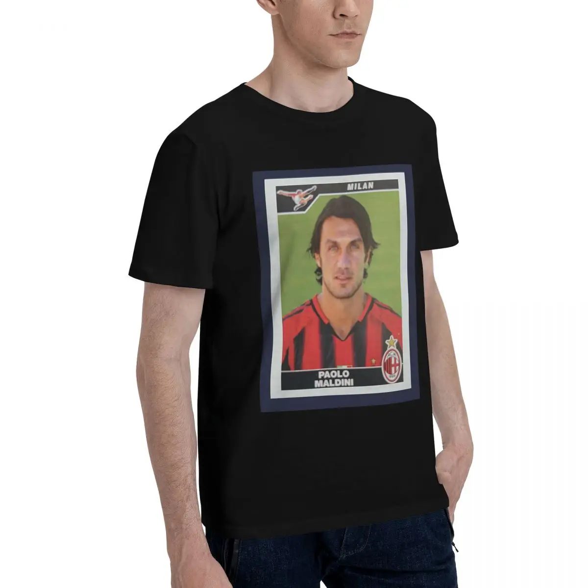 Paolo Maldini 1 повседневная дышащая удобная футболка из 100% хлопка забавные мужские