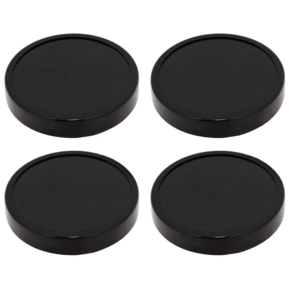 

4 Pack Replacement Black Plastic Stay Fresh Lid Parts for Magic 250W Blender Accessories