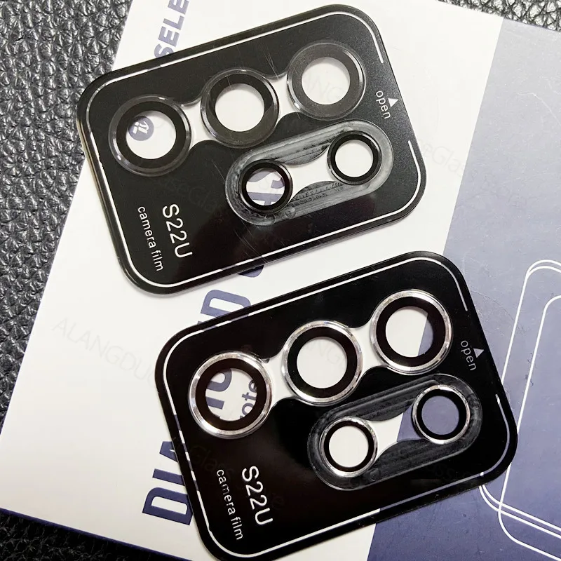 S22 Ультра Защитная пленка для камеры из закаленного стекла Samsung Galaxy Ultra S22Ultra чехол