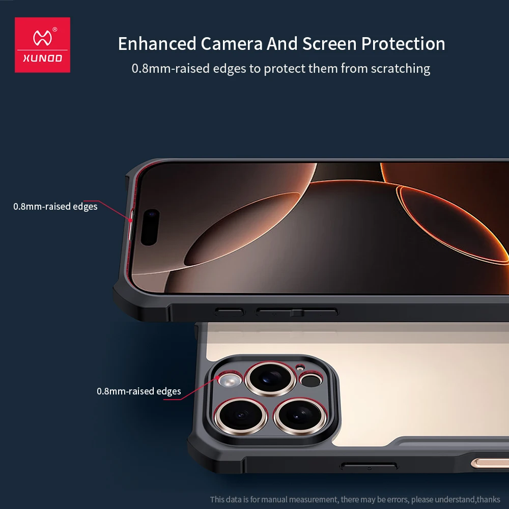 Фото Xundd для iPhone 16 15 Pro Max 16 Plus 16, чехол с магнитным держателем 360 °   Вращающаяся подушка безопасности, защита от падения, задняя крышка из ТПУ и ПК №2