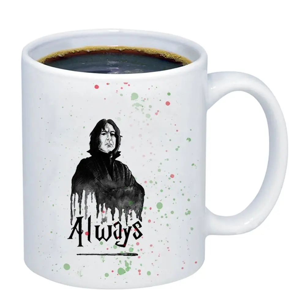 

Snape Always Half-Blood Prince Coffee Mug 350ml Creative Ceramic Mugs Coffee Cups Mug Christmas New Year Gift Mugs Drop Shipping