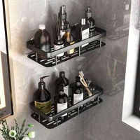 bathroom shelves no drill wall mount corner shelf shower storage rack holder for wc shampoo organizer bathroom accessories